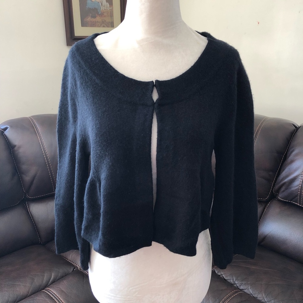 Anthro Sleeping on Snow Cardigan